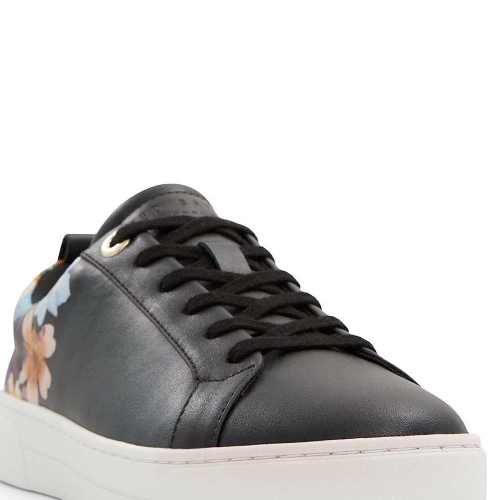 Floral Black Women's Sneakers